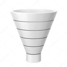 funnel chart 3d illustration stock photo montego 90512074