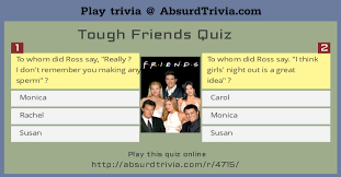 Mindy, lena, tina, or amy? Tough Friends Quiz