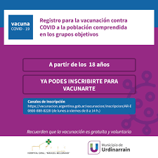 Sputnik v (rusia), covishield (india) y sinopharm (china). Inscripciones Para La Vacunacion Contra El Covid 19 Municipio De Urdinarrain