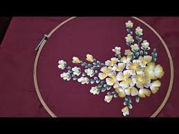 Freehand painting on sarees 4. Samprada Vijaya Sheela Fabric Painting Hand Painted Dress Materials Traditional Concepts By Samprada