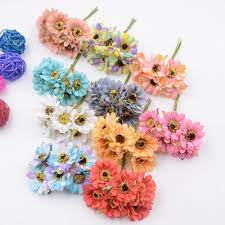 Check spelling or type a new query. 6pcs Silk Forest Style Daisy Artificial Flower Bouquet For Wedding Party Decoration Wedding Party Decorations Diy Artificial Flowers Artificial Flower Bouquet