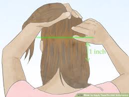 How To Apply Tape In Hair Extensions 11 Steps With Pictures