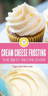 How To Make Cream Cheese Frosting Sugar Geek Show Recipe Frosting Recipes Cream Cheese Frosting Recipe Frosting Recipes Easy