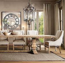 Copy Cat Chic Restoration Hardware Salvaged Trestle Dining Table Restoration Hardware Dining Room Dining Room Renovation Dining Room Inspiration