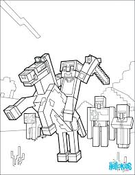 Minecraft Steve Coloring Page Youngandtae Com Minecraft Coloring Pages Horse Coloring Pages Drawing Books For Kids