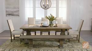 Home Decorators Collection Aldridge Extendable Dining Table Nb023ag The H Tressel Dining Table Farmhouse Dining Rooms Decor Living Room And Dining Room Decor
