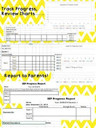 Special Education Goal Tracking And Progress Reports In Excel