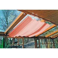 Die seilmarkise wird auf gespannten edelstahlseilen geführt und. Amazon De Windhager Markise Sonnensegel Fur Seilspanntechnik 270x140cm Terracotta Sonnensegel Markise Segel Schatten