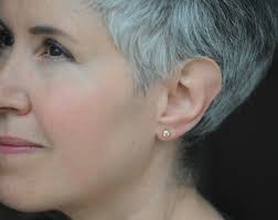 Diamond Stud Earrings in 18K Gold, 4mm Diamond Studs, Gift for Her