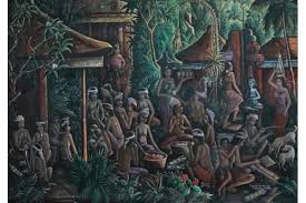 Ada beberapa teknik yang digunakan dalam seni lukis. Sadulur Rupa Tarian Ubud Batuan Di Atas Kanvas Satu Harapan