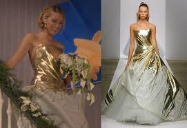 Stand out from the crowd with a gown like no one else. Gossip Girl Series Finale Serena S Blake Lively Gold Wedding Dress By Georges Chakra Gossipgirl Wedding Dresses For Girls Dresses Gossip Girl Wedding