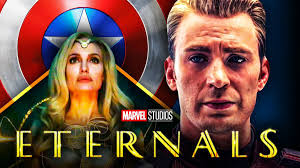 The trailer also shows madden rounding up the other eternals, including jolie in a blond wig, getting ready to go into a battle that one character describes as the end of the world. of course, twitter users had strong reactions to the trailer, which you can view up above. Mcu The Direct On Twitter The New Eternals Trailer Featured A Visual Homage To Captainamerica S Shield Https T Co Zbtpsa6izm