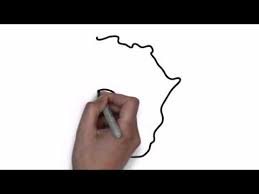 Another free landscapes for beginners step by step drawing video tutorial. How To Draw Map Of Africa Youtube