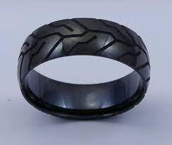 Black Motorcycle Tire Tread Ring By Steel Revolt Tire Tread Ring Motorcycle Tires Black Motorcycle