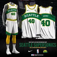 Seattle Supersonics 2021 22 Association Edition By Jpsakuragi Seattle Edition Sports Jersey