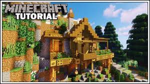 Browse and download minecraft modern house maps by the planet minecraft community. Minecraft Starter Cliffside House Tutorial How To Build Youtube