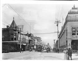 View Of K Street From 4th Street Sacramento Ca 1905 California Historical Society Collection 1860 196 California History 4th Street Sacramento California