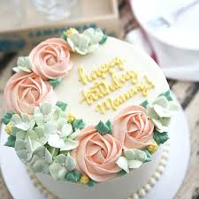 Flower Cake Decor Idea Best Small Cake Ideas On Girly Cakes Dot Cakes And Spade Cake Birthday Cake Decorating Pastel Cakes Birthday Cake Decorating Floral Cake
