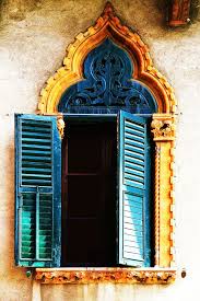 Half Way Turkis Haus Fenster Und Turen Marokko