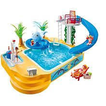 Playmobil Children S Pool With Whale Fountain Playmobil Pool Cool Pools