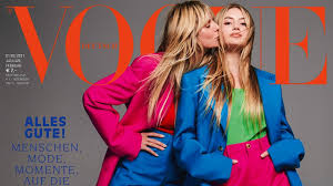 Vogue is an american monthly fashion and lifestyle magazine covering many topics, including fashion, beauty, culture, living, and runway. Christiane Arp Holt Zum Abschied Heidi Klum Mit Tochter Aufs Vogue Cover
