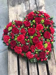 Check spelling or type a new query. Red Rose And Carnation Heart Funeral Flowers Vanilla Blue Flowers