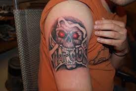 4 hr tattoo tapout session. Tapout Skull Tattoo By Tattoosbyjon On Deviantart