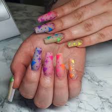 Of course dua lipa showed up to the 2021 grammys with the coolest nail design from celeb nail artist chaun legend. 15 Bright Neon Nail Designs Wonder Forest