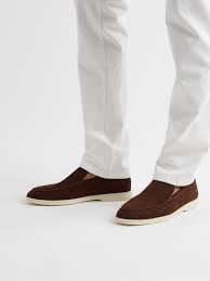Since its launch in 1924, loro piana has been synonymous with elegance, innovation, and the sustainable craftsmanship of cashmere and fine fabrics. Chocolate Summer Walk Nubuck Loafers Loro Piana Mr Porter
