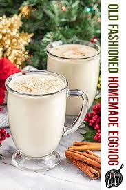 Old Fashioned Homemade Eggnog Recipe Homemade Eggnog Alcoholic Eggnog Eggnog