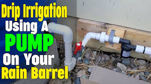 In most irrigation applications, centrifugal a centrifugal pump is a rotodynamic pump that adds energy to the water using a rotating impeller. Drip Irrigation With Pump On Rain Barrel Youtube