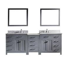 Virtu usa has taken the initiative in changing the vanity industry by adding soft closing doors and drawers to their entire product line. Bathroom Vanities 92 Inches Bathroom Vanities