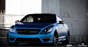 Gorgeous Satin Blue Mercedes Cl63 Amg By Adv1 Carid Com Gallery Mercedes Benz Mercedes Cl63 Mercedes Cls Amg