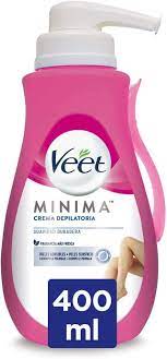 Veet Crema Depilatoria Corporal Para Mujer Con Dosificador Piel Sensible 400 Ml Amazon Es Belleza