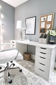 Easy Ikea Alex Table Top Desk Hack Ikea White Desk Home Office Design White Desk Bedroom