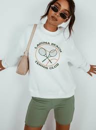 Be the first to review canejo valley tennis club sweatshirt cancel reply. Laguna Beach Crewneck Sweatshirt White