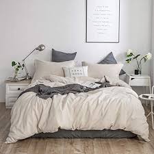 Check out our linen duvet cover selection for the very best in unique or custom, handmade pieces from our duvet covers shops. Simple Opulence French Linen Duvet Cover Set Queen Size 88 X 92 3 Pieces 1 Comforter Cover 2 Pillowcases Natural Flax Cotton Blend Solid Color Breathable Farmhouse Bedding Linen Beige Buy Online In Antigua And Barbuda