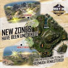 Tapi tidak semua lokasi yang ada di bermuda, mengalami perubahan. Garena Free Fire The Two Areas In Bermuda 2 0 Aden S Creek And Academy Has Been Unlocked Take A Screenshot Of Your Visit To These Places And Show Them Off In