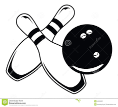 Black And White Bowling Ball Bowling Strike Emblems With Balls And Ninepins Stock Vector Bowling Emblems Cricut Projects Vinyl