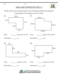 Perimeter Worksheets Perimeter Worksheets 4th Grade Math Worksheets Area Worksheets