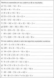 Calcule O Valor Numérico Das Seguintes Expressões Algébricas Pin Em Matematica