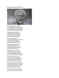 Maybe you would like to learn more about one of these? Syair Perahu Karya Hamzah Fansuri