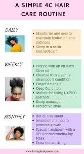Considering which hair type you have and your current hair needs, your afro hair care routine will change. A Simple 4c Hair Care Routine 4c Care Hair Routine Simple Natural Hair Care Routine 4c Hair Care Natural Hair Routine