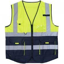 Choose an option xs s m l xl 2xl 3xl 4xl 5xl. Double Safety Safety Vest Yellow And Blue Jaoy4440 Buy Online Work Safety Equipment Gear At Best Prices In Egypt Souq Com