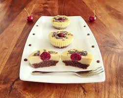 Wir haben uns davon inspirieren lassen und einen schnellen kuchen daraus gezaubert. Schoko Kirsch Vanillepudding Muffins Fitandsoulfood