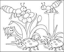 Download and print these insects for kids coloring pages for free. Printable Spring Coloring Pages Pdf Novocom Top