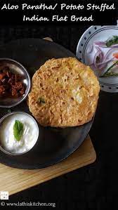 Aloo Paratha Paratha Indian North Indian Vegetarian Breakfast Potato Recipes Paratha Indian Bread