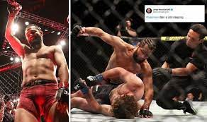 @benaskren don't call it frolf check out the full interview with ben on @steveo's wild ride podcast! The Five Words Jorge Masvidal Tweeted About Ben Askren After Ufc 239 Knockout Ufc Sport Express Co Uk