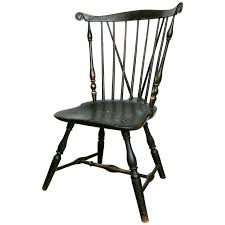 19th Century Pennsylvania Fan Back Brace Back Windsor Side Chair Antique Chairs Chair Windsor Chair