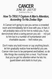 Those born under this sign are 'roots' kinds of people, and take the mascot of cancer is the crab, and much like this shelled little critter, cancers are quick to retreat into you are a sensitive listener and genuinely interested in a person's feelings and inner life. Pin By Amina Morton On Quotes Cancer Zodiac Facts Cancer Horoscope Zodiac Signs Cancer